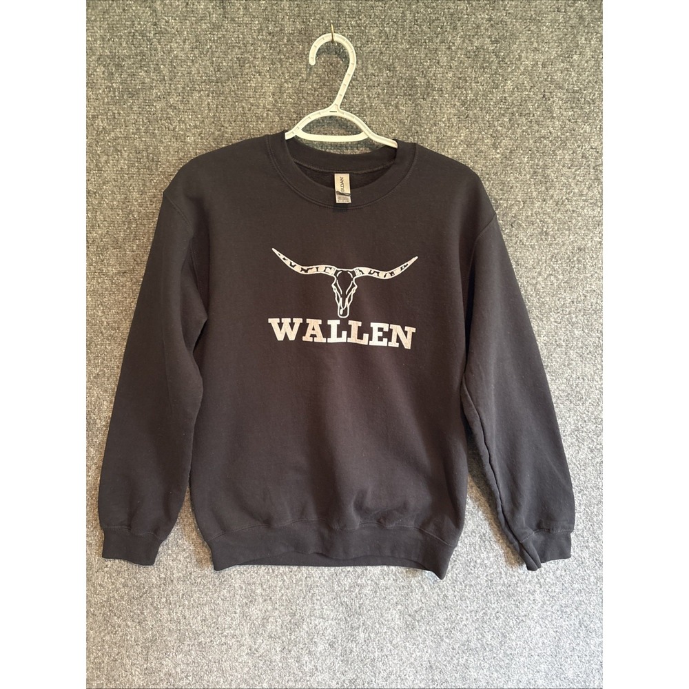 MORGAN WALLEN Country Songs Crewneck Soft Sweatshirt Size Small Black